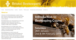 Desktop Screenshot of bristolbeekeepers.org.uk